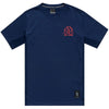 Maillot de Vélo Skyline Ride Locals Midnight Manches Courtes Bleu/Rouge de face