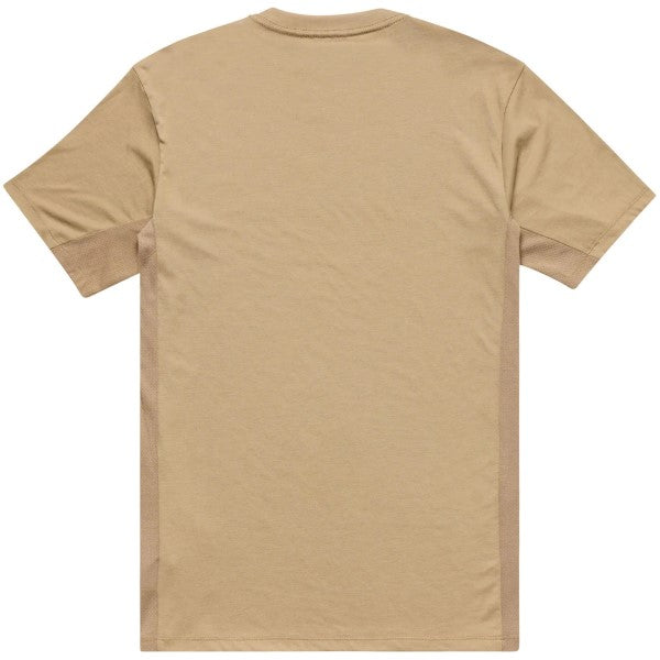 Maillot de Vélo Skyline Ride Scrubbed Manches Courtes Beige de dos