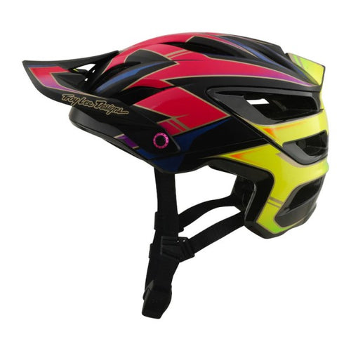 Casque Ouvert de Vélo A3 Electra/troylee/noir rouge de gauche
