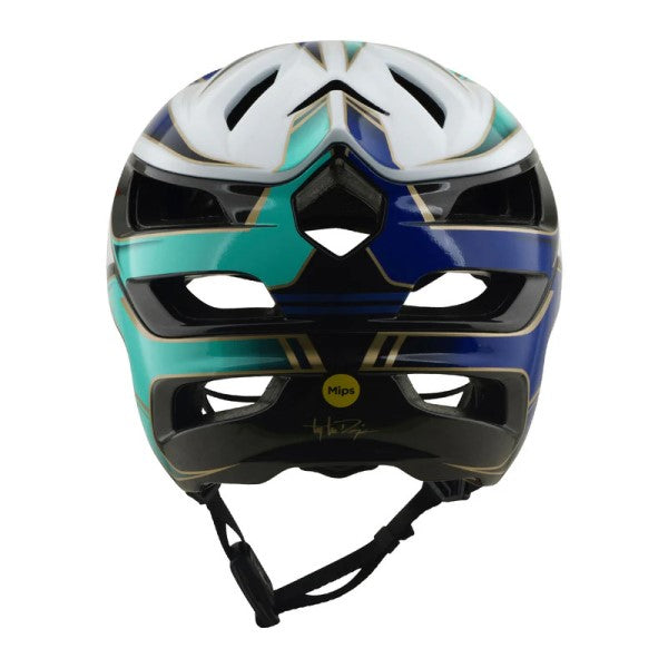 Casque Ouvert de Vélo A3 Electra/troylee/blanc bleu arrière
