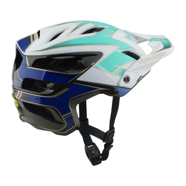 Casque Ouvert de Vélo A3 Electra/troylee/blanc bleu de droite