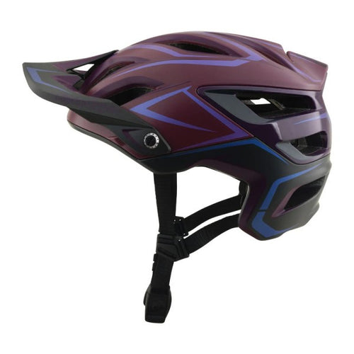 Casque Ouvert de Vélo A3 Pin/troylee/brun foncé de gauche