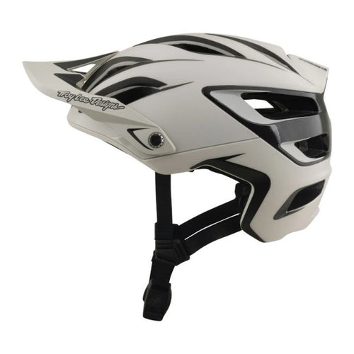 Casque Ouvert de Vélo A3 Uno Pumice/troylee/blanc noir de gauche