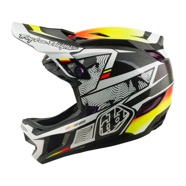 Casque Intégrzal de Vélo D4 Carbon Lined up/Troylee/noir multicolor de gauche