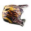 Casque Intégral de Vélo D4 Carbon Overspray/Troylee/noir et or de droite
