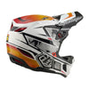 Casque Intégral de Vélo D4 Composite Lined up/Troylee/blanc noir de droite