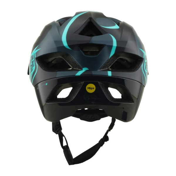 Casque Ouvert de Vélo Flowline SE Badge Carbon MIPS/Troylee/turquoise arrière