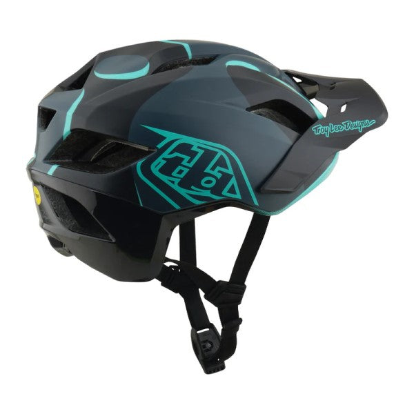 Casque Ouvert de Vélo Flowline SE Badge Carbon MIPS/Troylee/turquoise de droite