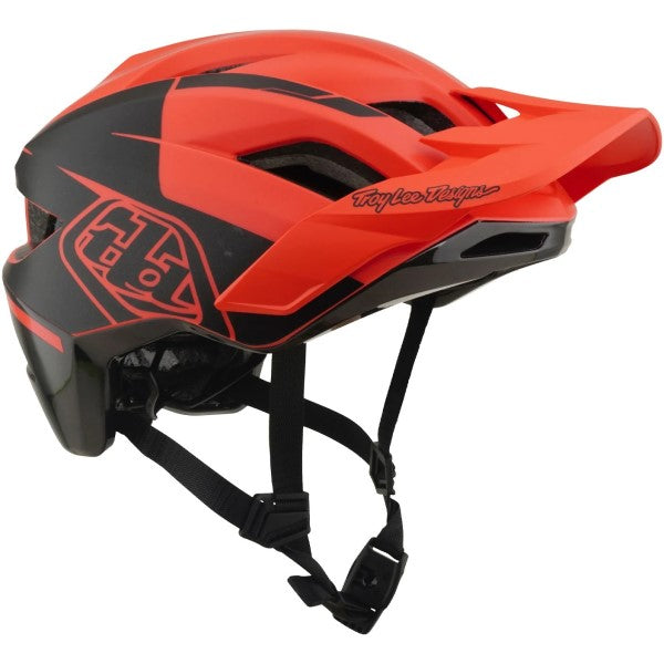 Casque Ouvert de Vélo Flowline SE Hydro MIPS Rouge/Noir incliné de gauche