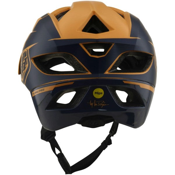 Casque Ouvert de Vélo Flowline SE Hydro MIPS Jaune/Noir de dos