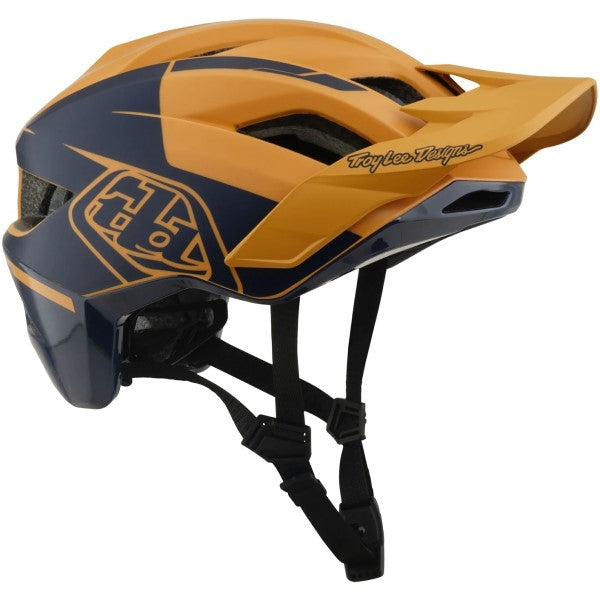 Casque Ouvert de Vélo Flowline SE Hydro MIPS Jaune/Noir incliné de gauche