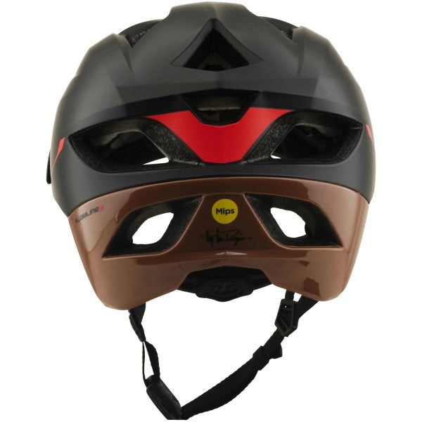 Casque Ouvert de Vélo Flowline SE Stacks MIPS Noir/Brun de dos