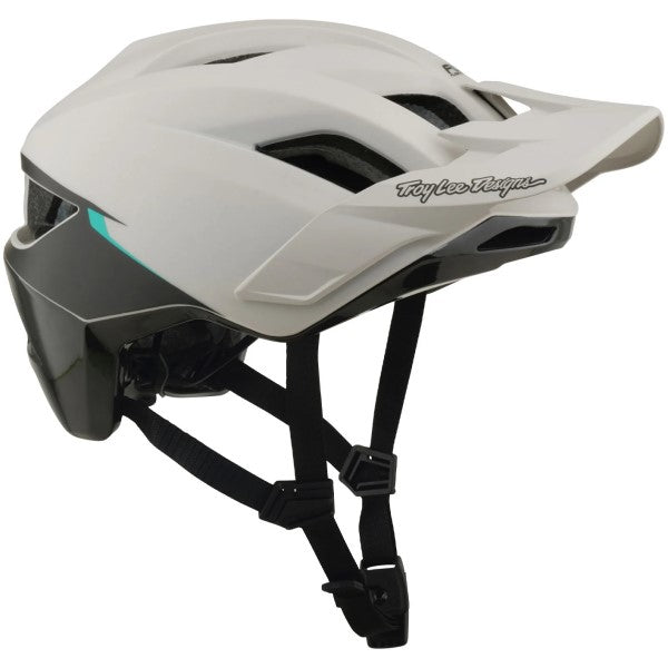 Casque Ouvert de Vélo Flowline SE Stacks MIPS Bleu/Blanc incliné de face à gauche