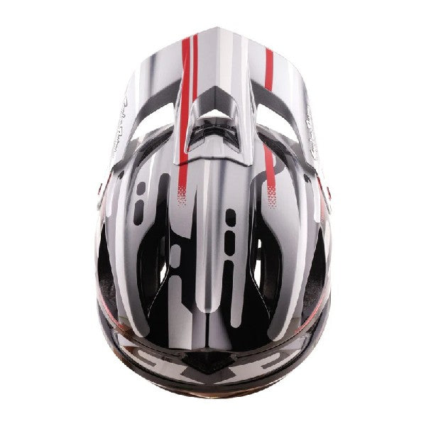 Casque Ouvert de Vélo Stage Stunt Circuit Noir, Dessus