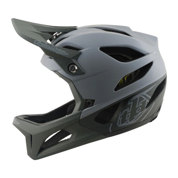 Casque Intégral de Vélo Drone / Troylee/gris de gauche
