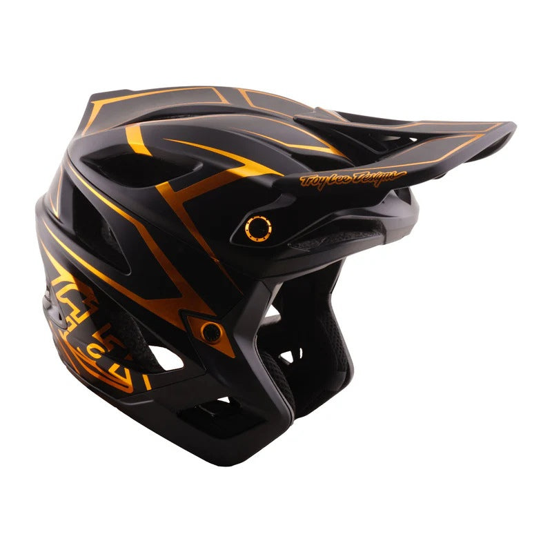 Casque Ouvert de Vélo Stage Stunt Pinstripe  Noir, côté droit