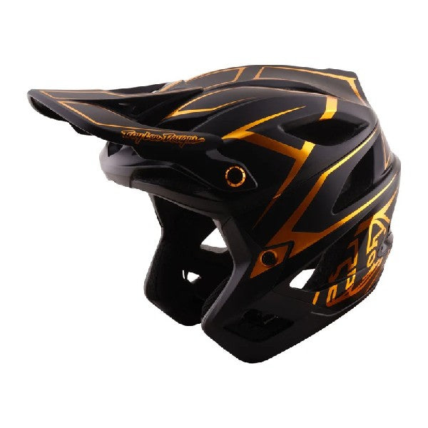 Casque Ouvert de Vélo Stage Stunt Pinstripe  Noir, côté gauche