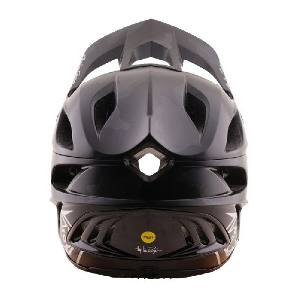 Casque Ouvert de Vélo Stage Split Noir camo, Dos