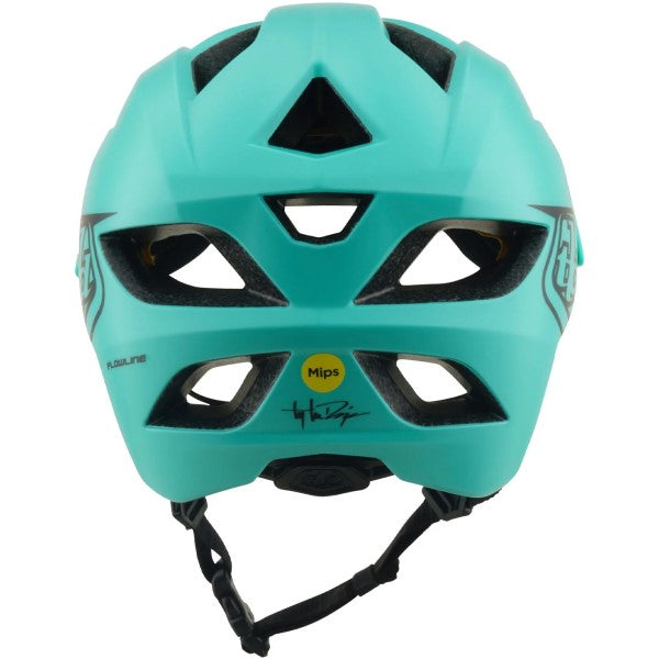 Casque Ouvert de Vélo Flowline Point MIPS Junior Turquoise de dos