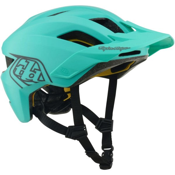 Casque Ouvert de Vélo Flowline Point MIPS Junior Turquoise incliné de face à gauche