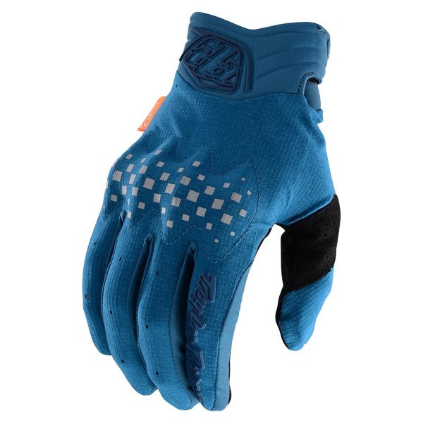 Gants de Moto Gambit Solid / Bleu, le côté face