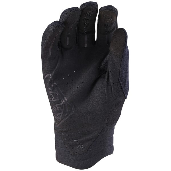 Gants de Vélo Luxe Solid Femme Troy Lee Noir Paume