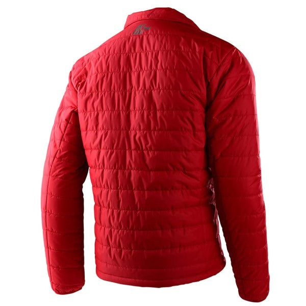 Manteau Puff TLD GasGas Team Core Rouge, de dos