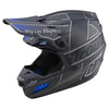 Casque de Motocross SE5 Composite Team Troy Lee Designs gris, côté gauche
