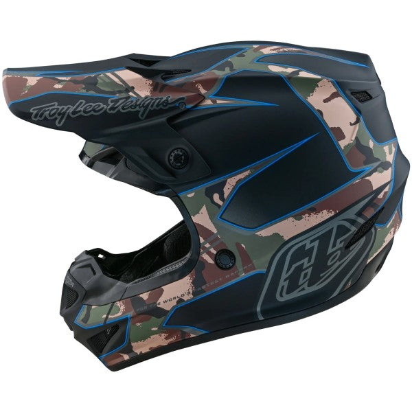 Casque de Motocross SE4 Polyacrylite Matrix Camo Mips Noir/Camo de droite