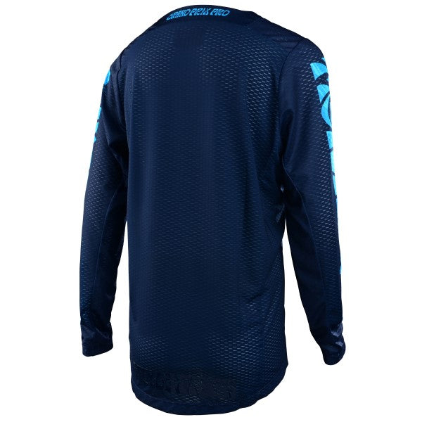 Chandail de Motocross GP Pro Air Manic Monday Junior Troy Lee Designs Bleu Dos