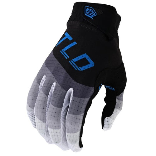 Gants de Motocross Air Glove Reverb\ noir  et bleu, le côté face