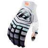 Gants de Motocross Air Glove Wavez/ Blanc Multicolore, le côté face