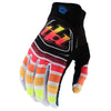 Gants de Motocross Air Glove Wavez/ Noir Multicolore, le côté face