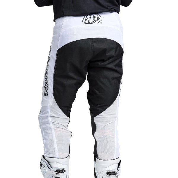 Pantalon de Motocross GP Pro Air Mono| blanc et noir le côté arrière 