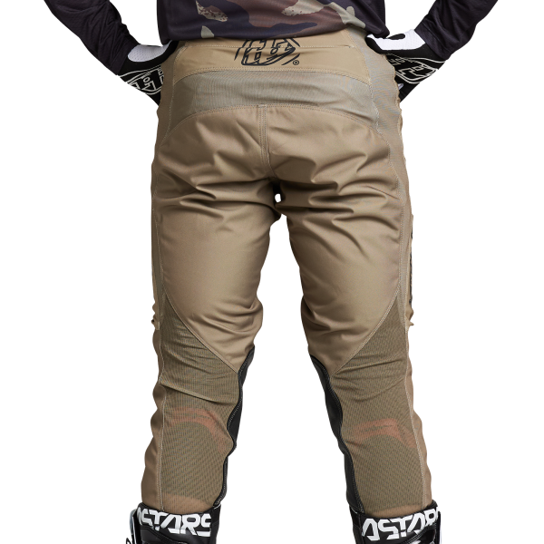 Pantalon de Motocross TLD GP Pro Mono Beige Modèle Dos