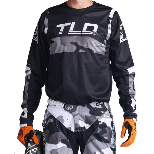 Chandail de Motocross GP Jersey Brazen Camo / Gris et noir, le côté face