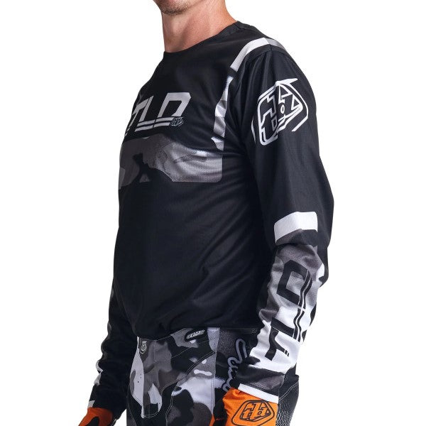 Chandail de Motocross GP Jersey Brazen Camo / Gris et noir, le côté droit