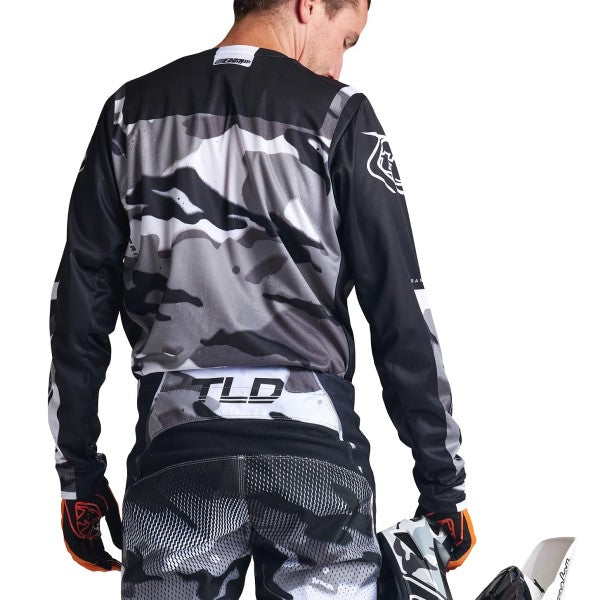 Chandail de Motocross GP Jersey Brazen Camo / Gris et noir, le côté gauche