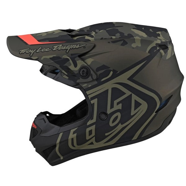 Casque de Motocross GP Overload Vert Camo de droite