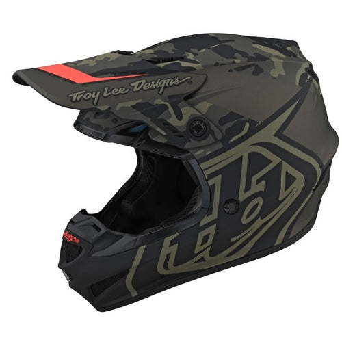 Casque de Motocross GP Overload Vert Camo incliné de droite