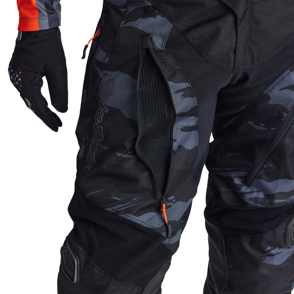 Pantalon de Motocross TLD Scout GP Brushed Camo Ventilation Droite