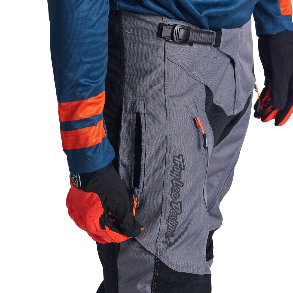 Pantalon de Motocross TLD Scout GP Solid Gris Poche Zipper