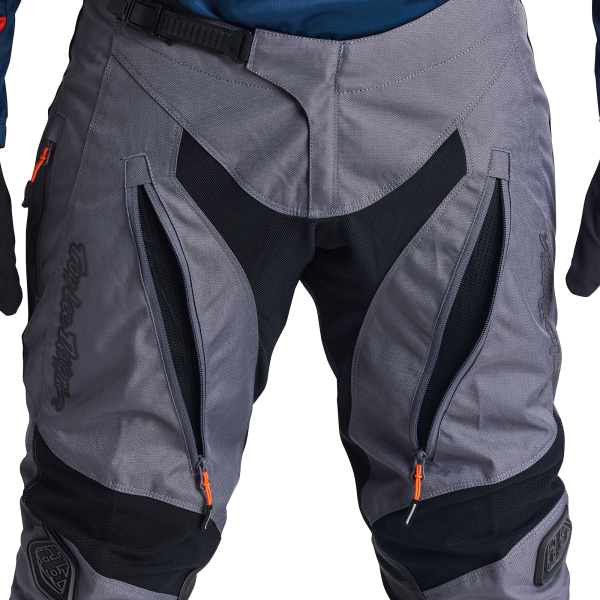 Pantalon de Motocross TLD Scout GP Solid Gris Ventilation