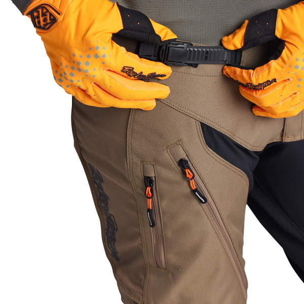 Pantalon de Motocross TLD Scout SE Brun Ceinture 