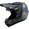 Casque de Motocross SE4 Polyacrylite Flagstaff Mips Noir/Or face de droite