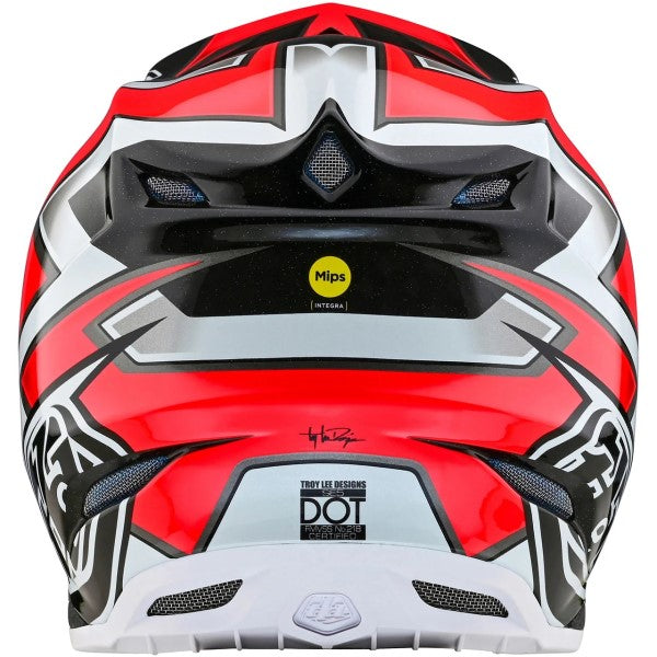 Casque de Motocross SE5 Carbon Ever Noir/Multicolore de dos