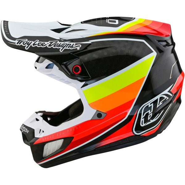 Casque de Motocross SE5 Carbon Reverb Noir/Multicolore de droite