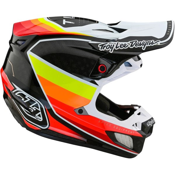 Casque de Motocross SE5 Carbon Reverb Noir/Multicolore de gauche