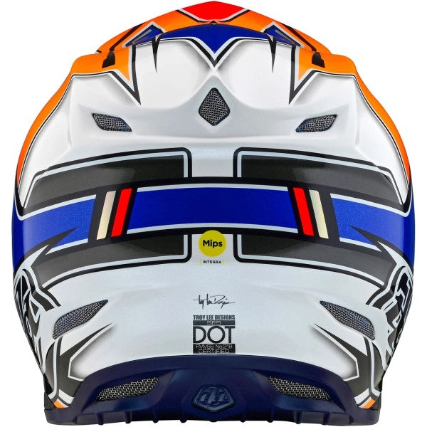 Casque de Motocross SE5 Composite Efix Mips Bleu/Multicolore de dos