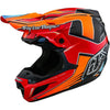 Casque de Motocross SE5 Composite Efix Rouge/Multicolore incliné de droite